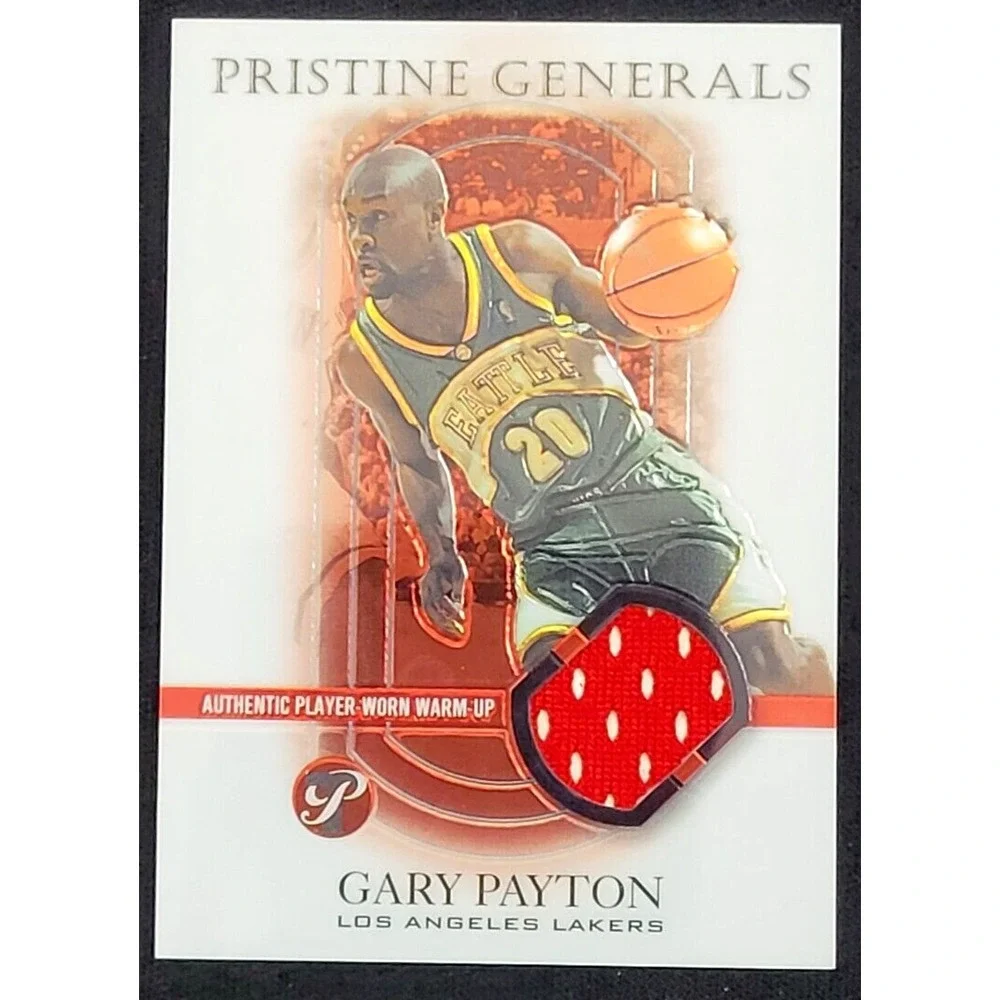 2003-04 TOPPS PRISTINE GARY PAYTON PRISTINE GENERALS GAME USED JERSEY‎